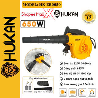 Máy hút thổi bụi hukan hk-eb0650 công suất 650w - máy thổi bụi hukan chính hãng bảo hành 12 tháng