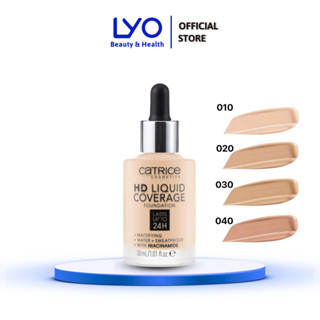 Kem Nền Catrice HD Liquid Coverage Foundation 24H 30ML chính hãng lyo