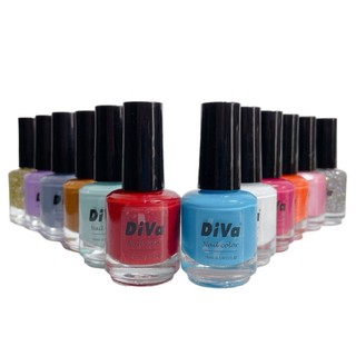 Sơn thường Diva lẻ chai , sơn tự khô, dung tích 16ml - Nước sơn móng giá rẻ