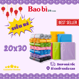Túi đóng gói niêm phong 20x30 - Túi gói hàng in logo [Chống Thấm Nước] - Baobi24