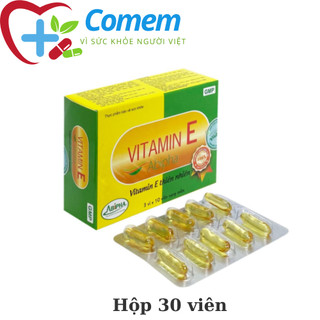 Vitamin E Abipha-Vitamin E Thiên Nhiên Hộp 30 viên