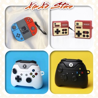 Ốp bảo vệ tai nghe Airpod 2/3/Pro/Pro2 MÁY GAME CUTE kèm móc khóa, Case Airpod hoạt hình - XỊN XÒ Store