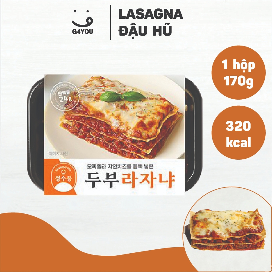 [HN] Mỳ lá lasagna đậu hũ và thịt heo bằm 170g/Gói