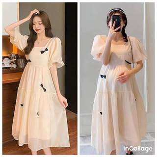 Váy bầu, đầm bầu voan đẹp - váy bầu đẹp - đầm bầu suông-váy bầu thời trang thiết kế chất voan freesize từ 45 đến 70k