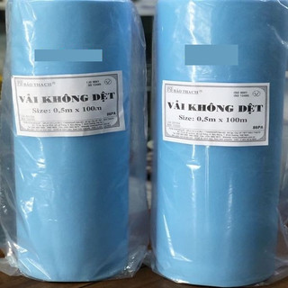 Khăn trải y tế, khăn cuộn vải không dệt trải giường spa, phun xăm 0.05x100m, săng trải giường spa thẩm mỹ Bảo Thạch