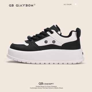 Giày thể thao nữ đế độn tăng chiều cao phối màu đẹp giaybom gb classics b2971