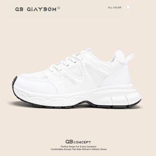 Giày thể thao nữ màu trắng dáng thể thao giaybom gb classics b2918