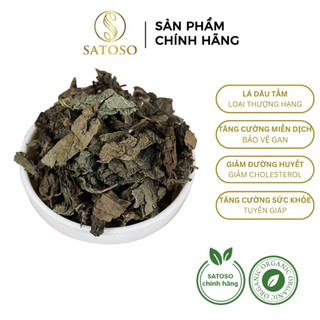 Lá Dâu Tằm khô tốt cho tuyến giáp, giảm đường huyết thương hiệu SATOSO gói 1kg