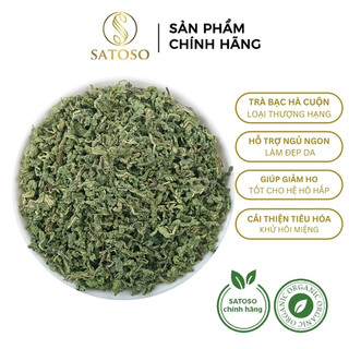 Trà Bạc Hà Cuộn giúp giảm cân, tốt cho tiêu hóa thương hiệu SATOSO gói 500g