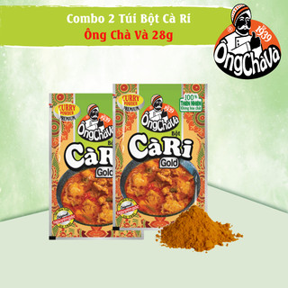 Combo 2 Gói Bột Cà Ri Gold Ông Chà Và 28g (Curry Powder)
