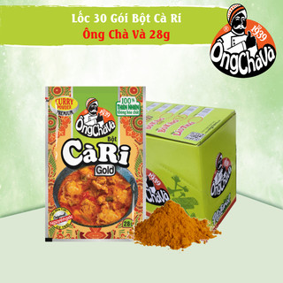 Lốc 30 gói bột cà ri gold ông chà và 28g