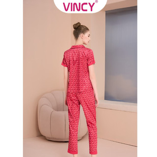 Bộ Đồ Satin Dài Nữ Vincy BSD060S31