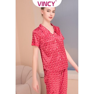 Bộ Đồ Satin Dài Nữ Vincy BSD060S31