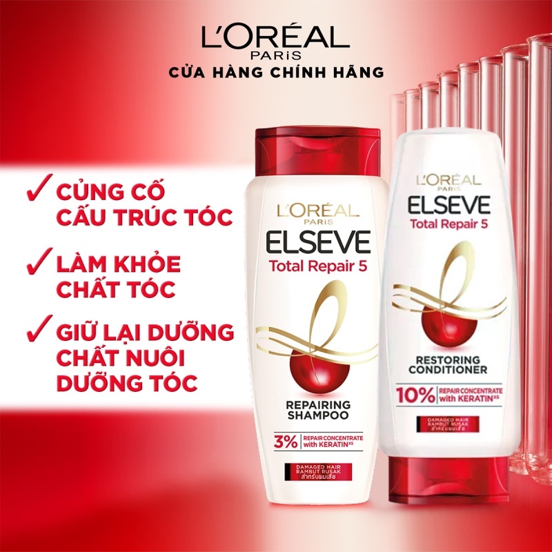 Dầu Xả Loreal Total Repair 5 280ML