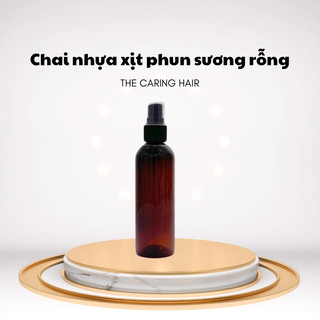 Chai nhựa xịt phun sương rỗng The Caring Hair