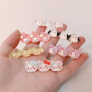 Kẹp tóc trong suốt hình nhân vật hoạt hình cute, dễ thương