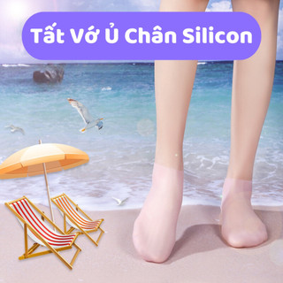 Vớ Ủ Kem Silicon, Tất Ủ Chân Đa Năng Chống Nước, Chống Trơn Trượt Ôm Gọn Vào Chân Giúp Thẩm Thấu Kem Hiệu Quả
