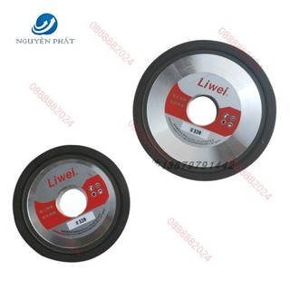 Đá mài hợp kim đĩa chuyên mài lưỡi cưa dao tubi mũi soi gỗ cao cấp 125mm 150mm - hãng liwei