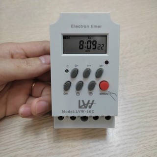 Công tắc hẹn giờ điện tử chính hãng KOHA- KH16C/25A /220V bật tắt các thiết bị điện tự động