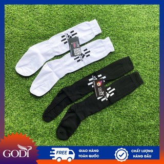 Tất dài đá bóng - Vớ đá banh cao tới đầu gối - Tất vớ bóng đá màu trắng, màu đen giá rẻ, chất lượng tốt, tất vớ bóng đá