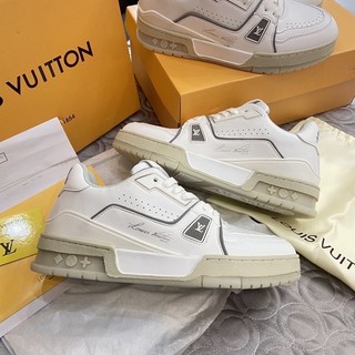 Giày thể thao LV Trainer 54 trắng Full Giày thể thao LV #54 white nam nữ siêu hot Fullboxbill+ tặng dây