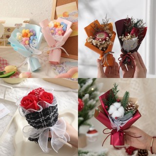  Bó Hoa Hồng Mini Bó Hoa sáp Decor Chụp Hình Bó Hoa Sáp MiNi đang yêu 