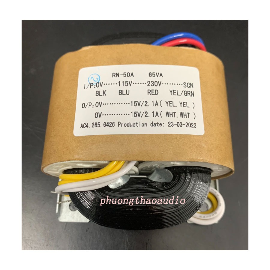 Biến thế Rcore RN-50A 65VA 15Vx2