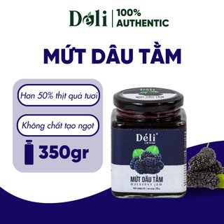 Mứt dâu tằm Déli - 350ml - thịt quả tự nhiên, chuyên dùng pha chế trà trái cây, sinh tố