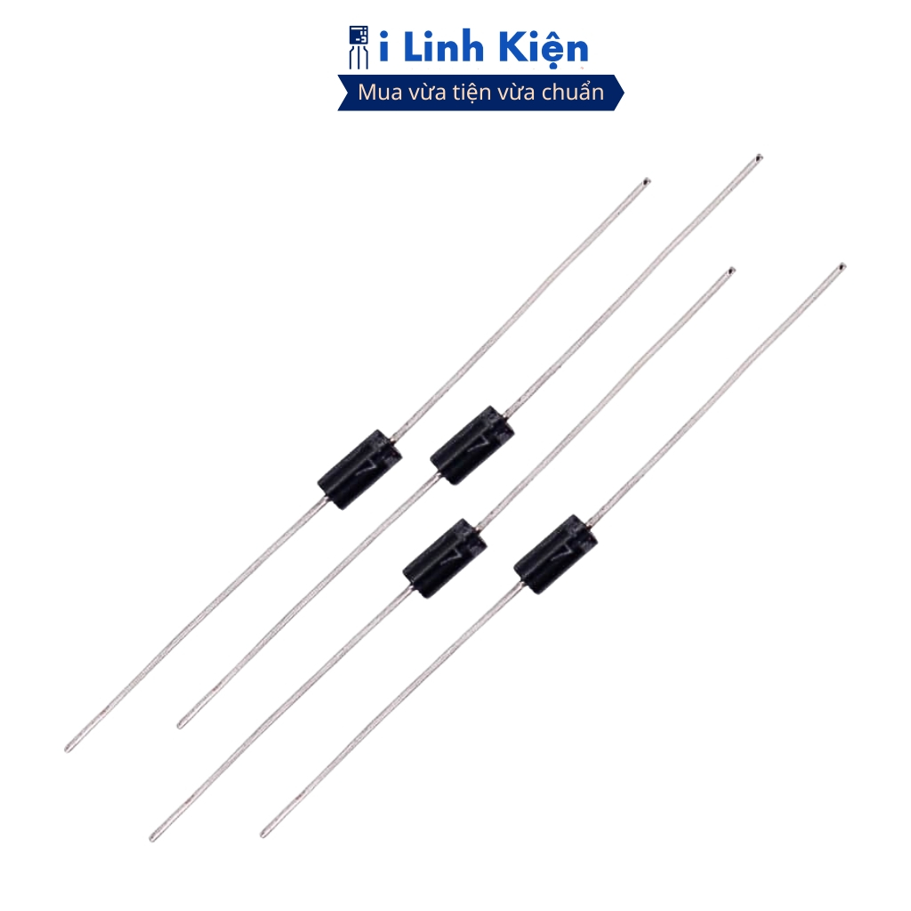 FR107 Diode xung 1A 1000V DIP đóng dây (10 chiếc) chính hãng ilinhkien