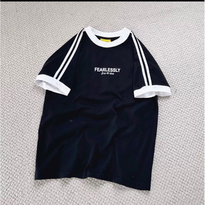 Áo phông thêu chữ FEAR chất đẹp cotton khô 3158 cá tính XINH SHOP