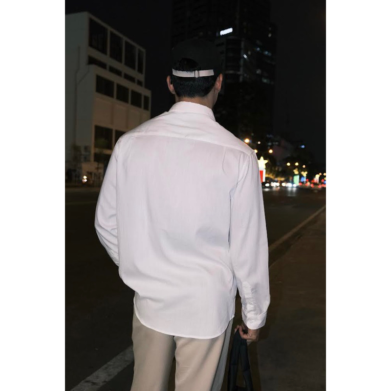 Áo sơ mi dài tay Robus chất linen  thoáng mát Linen shirt