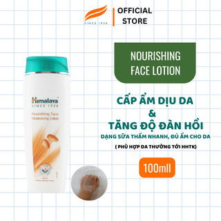 [HSD: 31.3.2025] Kem dưỡng cấp ẩm và bảo vệ da Himalaya Nourishing Face Moisturizing Lotion 100ml