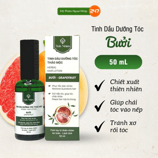 Tinh Dầu Bưởi dưỡng tóc bóng mượt, ngăn rụng tóc, phục hồi tóc hư tổn