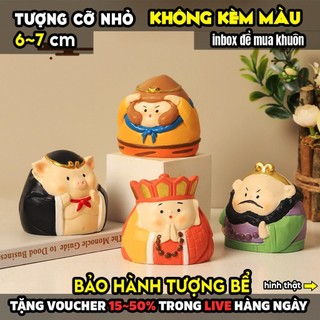 Tượng tô màu, TÂY DU KÝ MẬP Ú, SIZE M, thạch cao trắng (Không kèm màu), luyện vẽ, decor