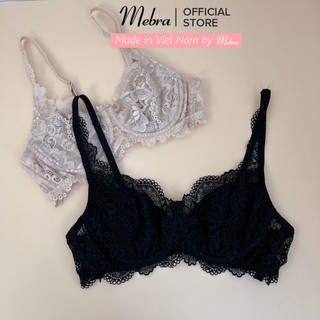 Áo lót ren có gọng nâng mix viền ren gom ngực tạo khe cho ngực to và ngực xa nhau trẻ trung gợi cảm Mebra