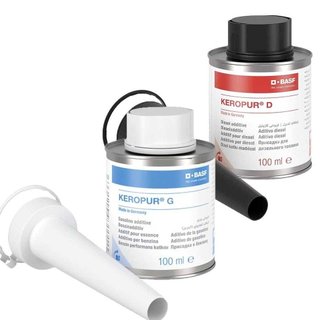 Phụ Gia Vệ Sinh Động Cơ Xăng/Dầu Basf Keropur D 100ml - Phụ Gia Làm Sạch Buồng Đốt, Kim Phun Ô Tô Từ Đức