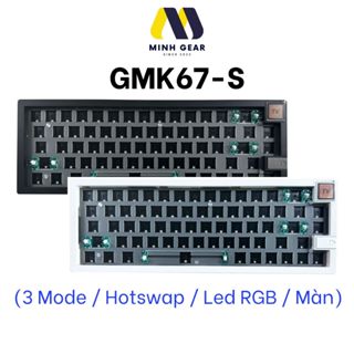 Kit bàn phím cơ GMK67 / GMK67S Mạch Xuôi, Gasket Mount (Bluetooth 5.0 / Wireless 2.4Ghz / Hotswap)