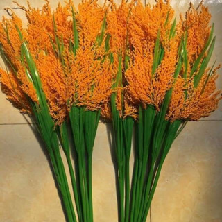 1 Nhánh lúa 5 bông trang trí Tết dài 75cm chất lượng