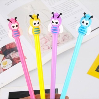 Bút con ong, bút hoạt hình bút dễ thương,Bút gel nước con ong đủ các màu