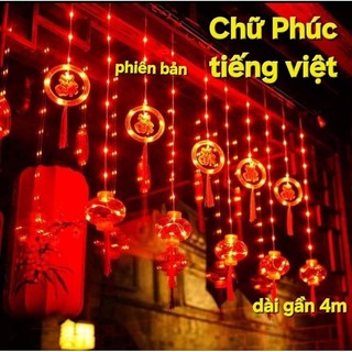 Lồng đèn trang trí tết . Đèn lồng treo tết . màn đèn lồng chưng tết