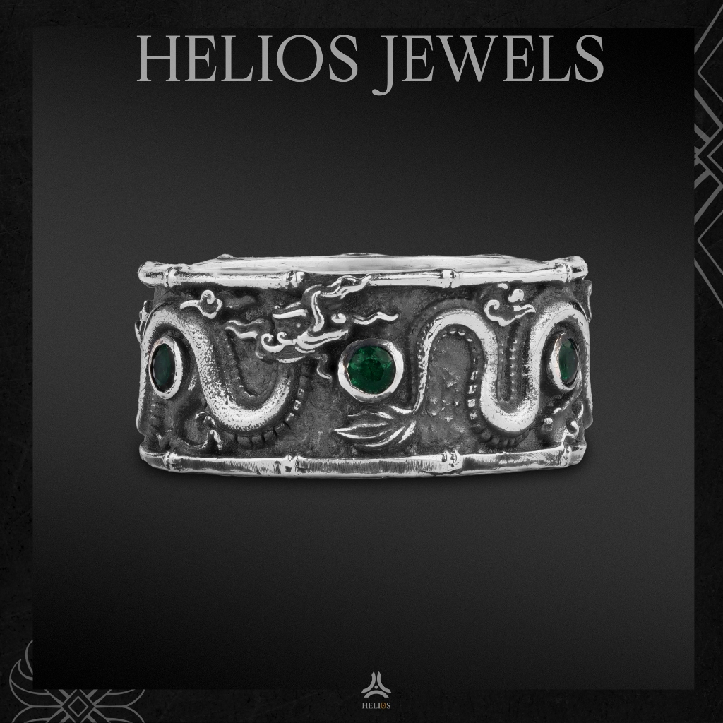 Nhẫn Bạc S925 Thăng Long Helios Silver Original