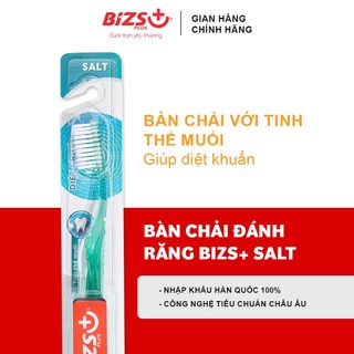 Bàn Chải Đánh Răng Bizs+ SALT tinh thể Muối Diệt Khuẩnn, Siêu mềm, Bảo Vệ Nướu Chắc Khỏe