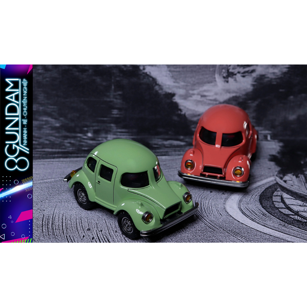 Mô Hình Lắp Ráp Zak-tle Twin Set Zaku Car