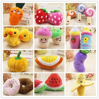 Đồ Chơi Nhồi Bông Cho Chó Mèo Thú Cưng Cực Kì Ngộ Nghĩnh Cute Có Chút Chít