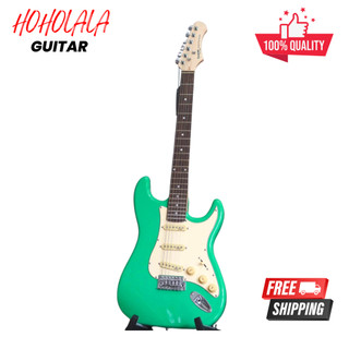 Đàn guitar điện sqoe sest 200 - green