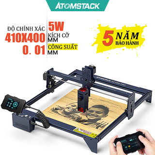 🔥bảo hành 5 năm🔥atomstack a5 m50 pro 40w máy khắc laser máy cắt khắc có thể khắc trên acrylic đen, thép không gỉ