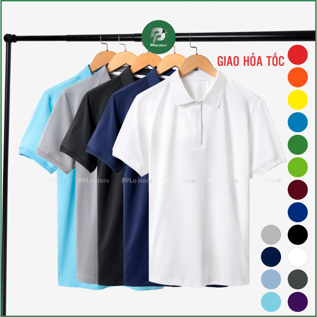 Áo Thun cá sấu Polo Nam nữ Basic, Nhiều màu, thời trang - [ PPLo ]