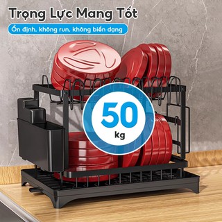 KSTOOK kệ bát inox 2 Tầng