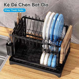 KSTOOK kệ bát inox 2 Tầng