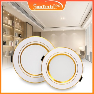 Đèn âm trần đèn trần led 5w/9w/12w/15w/18w đèn chiếu sáng 3 chế độ đế đèn led âm trần đèn led trang trí